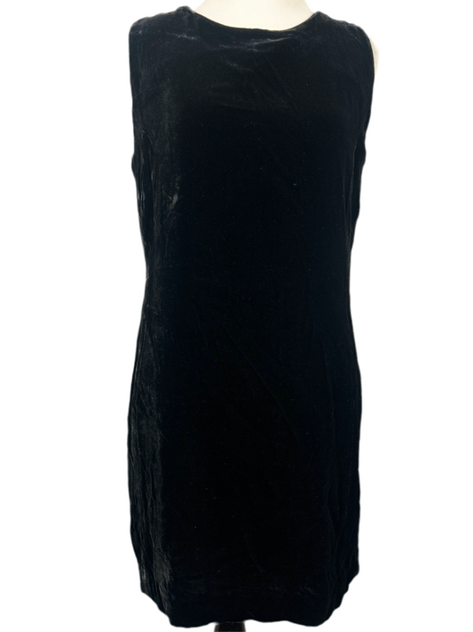 Black Velvet Mini Dress