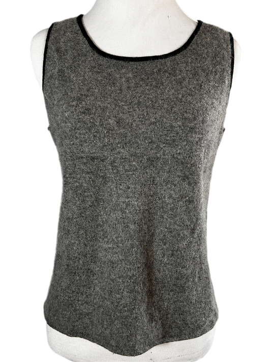 Angora and Lambswool Sleeveless Top