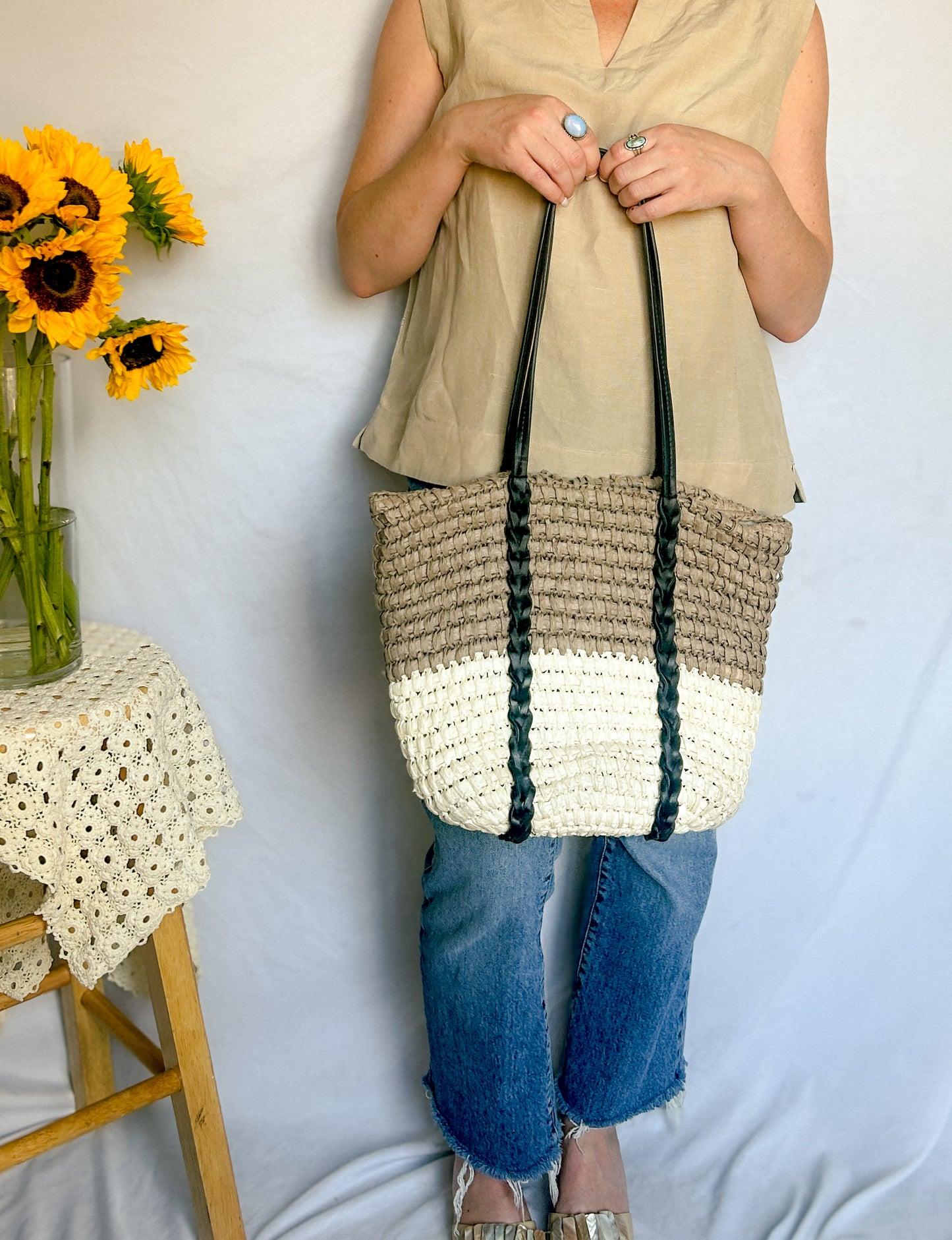 Paper Woven Handbag