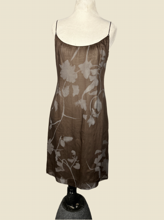 Spaghetti Strap Silk Lined Dress