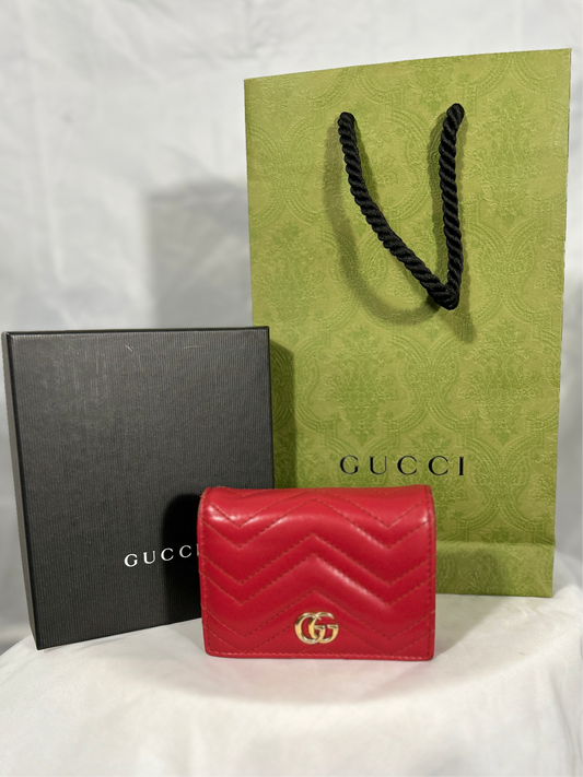 Gucci Marmont Card Case Wallet